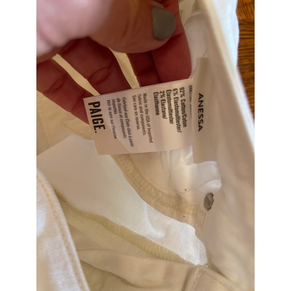 PAIGE ANESSA WIDE LEG CROPPED JEANS SIZE 27 - Picture 4 of 6